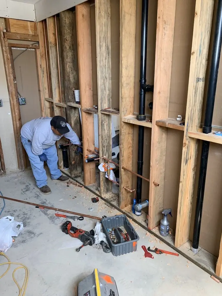 Commercial rough-in plumbing for Gas Line Repair in Laguna Creek West